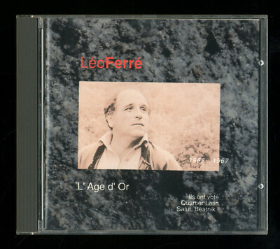 CD   LEO FERRE - L'AGE D'OR VOL.5   ALBUM 19 TITEL BARCLAY 1989