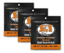 SIT Strings S946 ROCK N ROLL Power Wound Nickel Electric 9-46 (3-PACK)