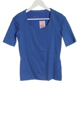 SELECTION BY S.OLIVER Basic-Shirt Damen Shirt Gr. DE 36 blau Casual-Look