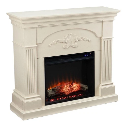 Southern Enterprises Sicilian Electric Fireplace - Thumbnail 3
