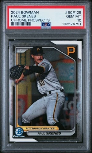 2024 Bowman Chrome Prospects #BCP125 Paul Skenes PSA 10