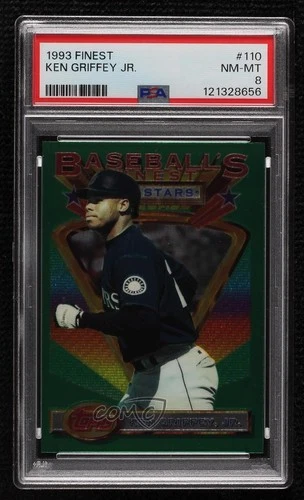 1993 Topps Finest Baseball's All-Stars Ken Griffey Jr #110 PSA 8 HOF 00er