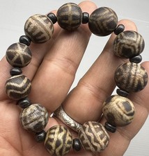 Bracciale birmano perline Pumtec vintage usato perline modello particolare en...