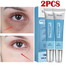 2PCS Firming Eye Serum for Rapid Reduces Under-Eye Bags, Wrinkles, Dark Circles