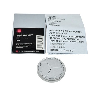 Genuine Leica Auto Lens Cap for D-LUX-8, D-LUX-7, D-LUX Typ 109 silvery#18548