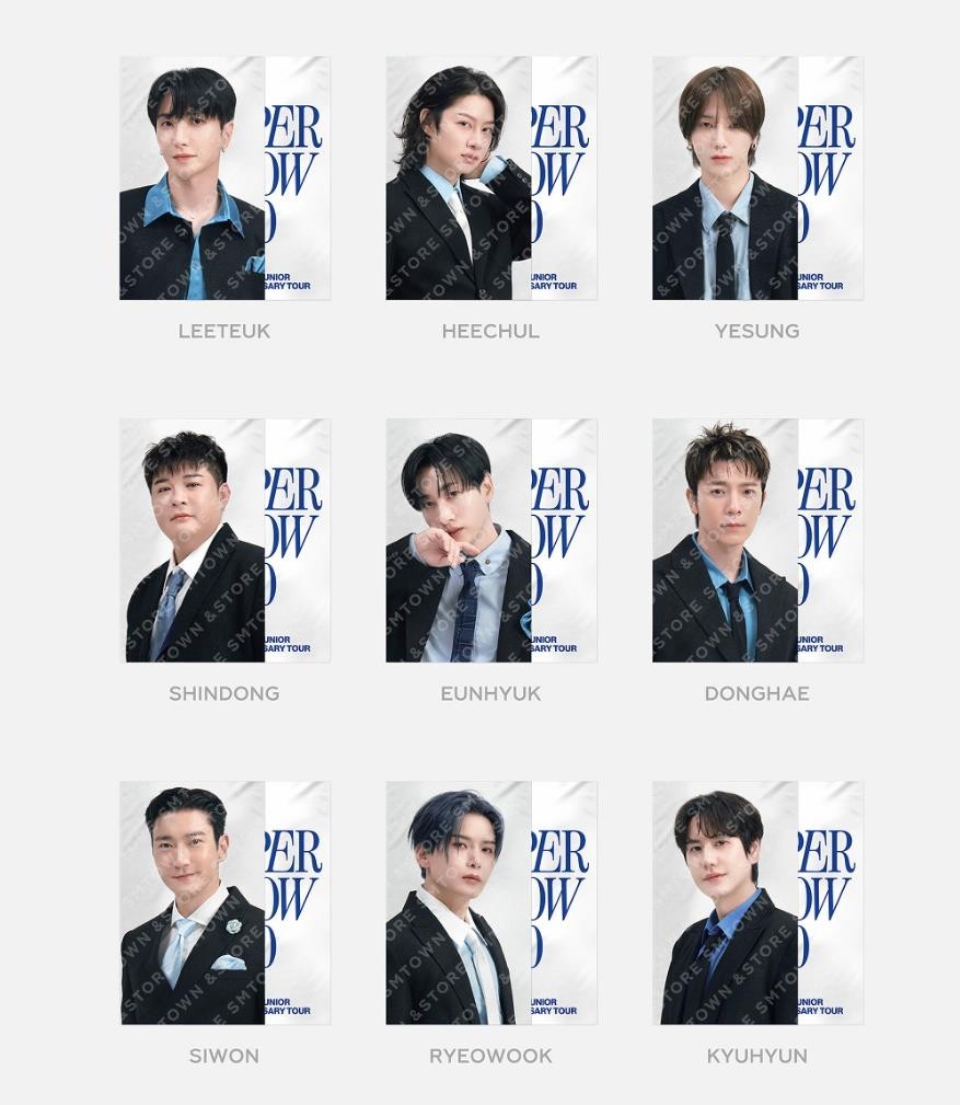 Offical card EunHyuk Super show 10 seoul