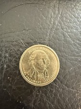 John Adams One Dollar Coin Second President Of The United States 1797 To 1801.￼