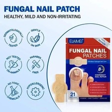 21pcs/box Fungal Nail Care Patches, box 8H Overnight Toenail Repair Care.