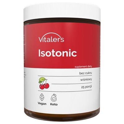 Vitaler's Kirsch Isotonisch Hydration Zuckerfrei Vitamin B1 B3 B5 B6 B12 250 g