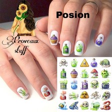 Posion    Set Of 50 Waterslide Nail Art Decals