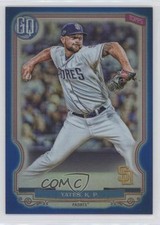 2020 Topps Gypsy Queen Box Topper Chrome Blue Refractor 46/99 Kirby Yates sh7
