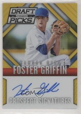 2014 Panini Prizm Perennial Draft Picks Gold 8/10 Foster Griffin #28 Auto 0c3