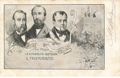 MIKIKIKP6-043 ITALIEN DIE RÖMISCHE REPUBLIK DAS TRIUMUIRAT