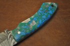 Custom Handmade Damascus knife With Awesome Resin Handle With Sheath 106 — photo 5