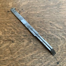 PS3B: RARE Antique Plough Plane Iron * T HILDICK * No 6 * Carpentry Collectable