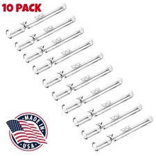 10 Pack OG Chillum 4” One Hitters – USA Made Premium Glass Smoking Pipes