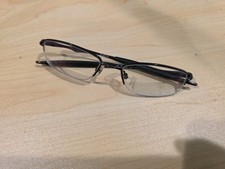 Oakley Sculpt 6.0 Pewter Metal Half Rim Eyeglasses Frames 53-18 142