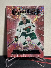2022-23 Upper Deck Series 1 Hockey RYAN HARTMAN #DZ-11 DAZZLERS PINK SP