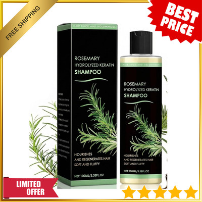 Tgideas Organic Rosemary Hair Growth Shampoo for Women and Men-Natural