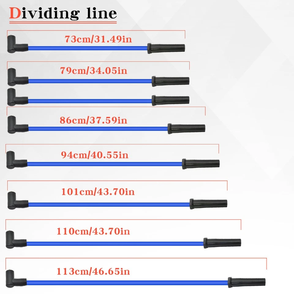 DISTRIBUIDOR HEI PONTIAC 326 350 389 400 455 + CABLES BUJÍA 8,5 mm EE. UU. Foto 4 de 4
