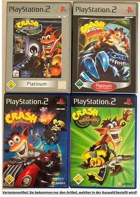 Sierra Crash Bandicoot Titans Tag Team Racing Twin Sanity PS2 Spiel USK 6