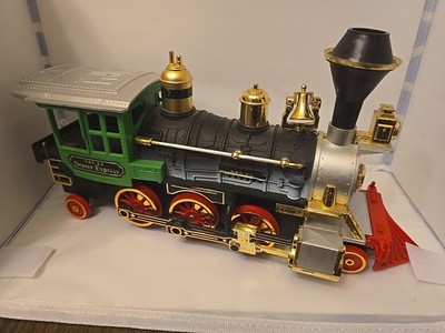  Vintage Denver Express Train Engine Bright D&W R R Toy Locomotive Untested