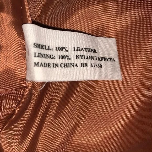 Falda midi de cuero camel Brandon Thomas para mujer talla 12 Foto 3 de 4