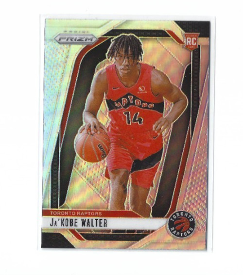 2024-25 Panini Prizm Ja'Kobe Walter RC #223 Silver Prizm Raptors
