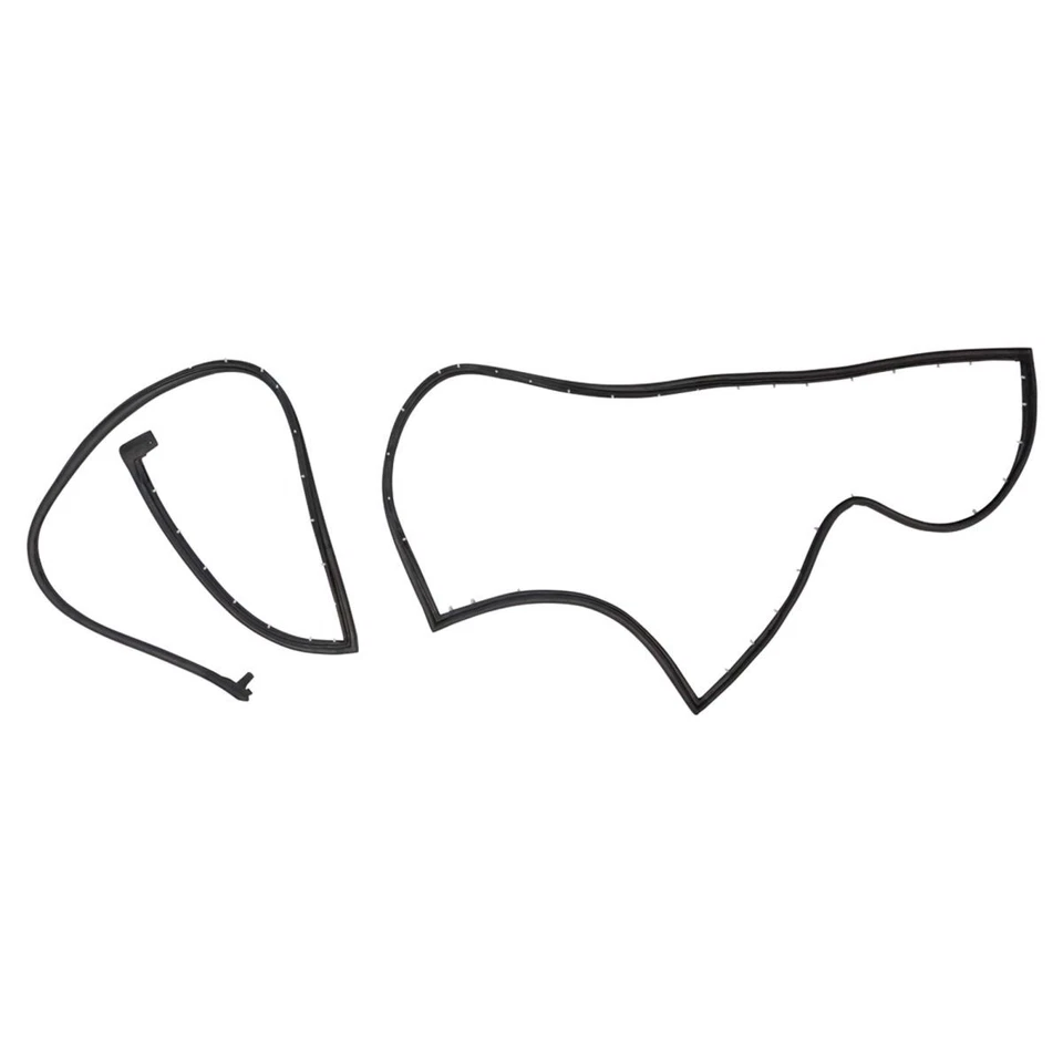 Rubber Weatherstrip Seal Kit Set Front Sliding Cargo Door for GM Van - Image 3 of 4