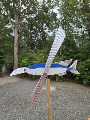 #ad Volan The Flying Fish Whirly Bird Whirligig Handmade and Painted in the USA $59.99