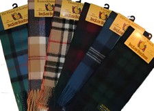100% premium lambswool tartan scarf showcasing Scottish clan heritage N–Z –Ingle