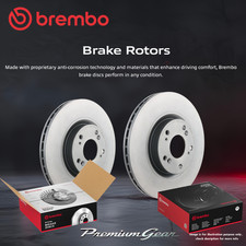 Pair Front Brembo Brake Rotors 278mm for Ford Ecosport BK BL 2013-2021