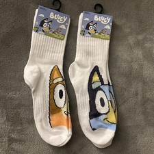 NWT Bluey and Bingo socks 4Y