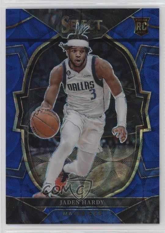 2022-23 Panini Select Concourse Blue Scope Prizm 99/249 Jaden Hardy #80 09wc