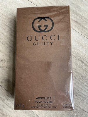 Sealed Gucci Guilty ABSOLUTE Pour Homme  EDP  Eau de Parfum 3.0oz Batchcode 6299