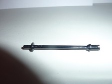Lego Stange mit Anschlagringen und Pin, schwarz, 2714