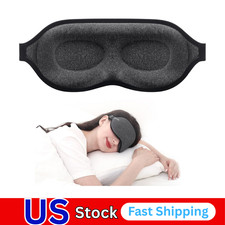 Luxury Sleep Mask for Back, Side Sleeper, Complete Light Blocking Sleeping Eye