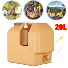 Outdoor Water Container 20L with Spigot & Soap Dispenser for Camping, Picnic