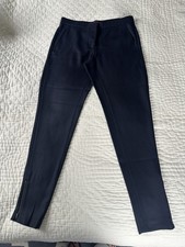 Stella McCartney women’s 💯 wool navy blue slim pants trousers size 42
