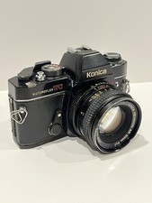 Konica Autoreflex TC 35mm Film SLR Camera W/ Hexanon AR 50mm f/1.7 Lens - TESTED