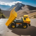 Vintage Tonka Turbo-Diesel Dump Truck XMB-975 Yellow Steel 1980s USA. Metal