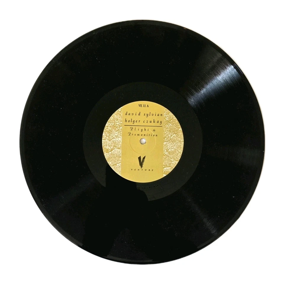 DAVID SYLVIAN & HOLGER CZUKAY "Plight And Premonition" RARE UK 1988 12" VINYL LP - Image 3 of 4