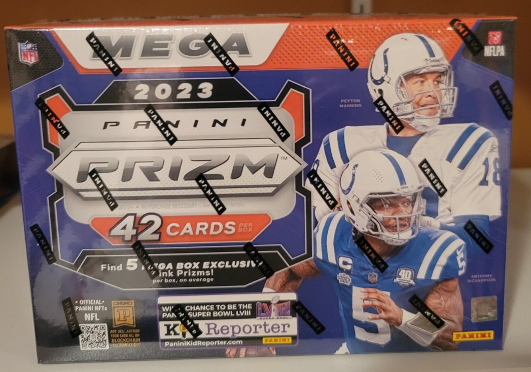 Panini 2023 Prizm Football NFL Mega Box factory sealed 