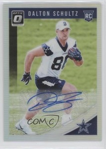2018 Donruss Optic Rookies Holo Prizm /99 Dalton Schultz #137 Rookie Auto RC