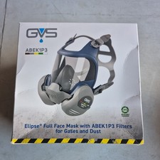 GVS Elipse Full Face Mask P3 One Size with Replaceable Filters Included ABEK1P3