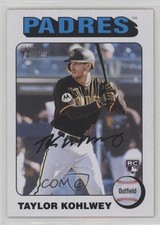 2024 Topps Heritage Rookies White Border Taylor Kohlwey #154 05ns