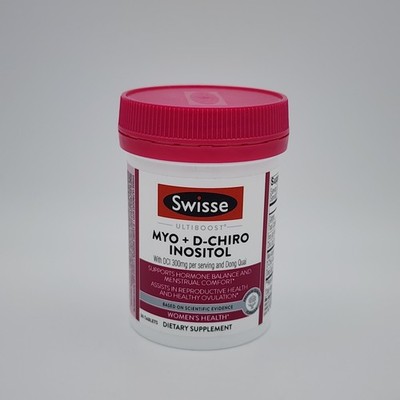 Swisse Ultiboost Myo-Inositol & D-Chiro Inositol Supplement | Hormonal Balance