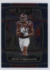 2022 Panini Select Draft Picks Concourse Blue Jalen Wydermyer #19 0b3