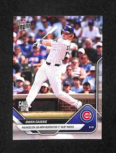 2025 Topps Now 574 Owen Caissie