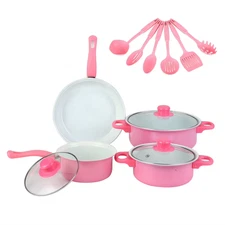 12PCS Nonstick Cookware Set Saucepans Dutch Oven Frying Pan Kitchen Cooking Sets